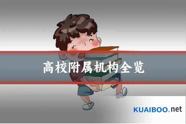 高校附属机构全览