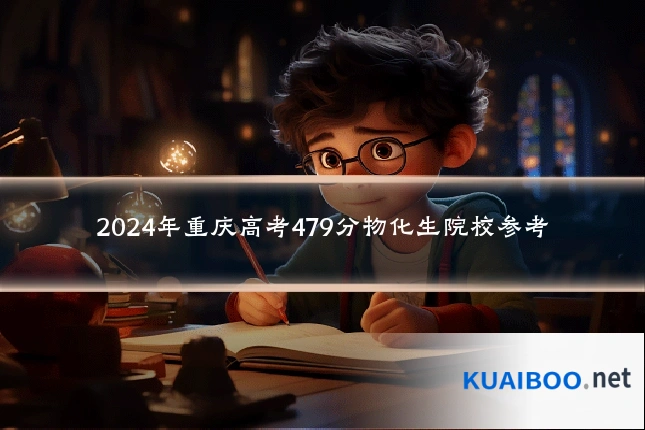 2024年重庆高考479分物化生院校参考