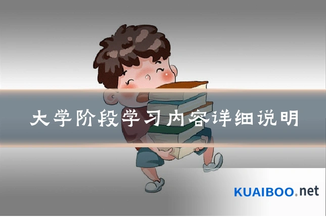 大学阶段学习内容详细说明