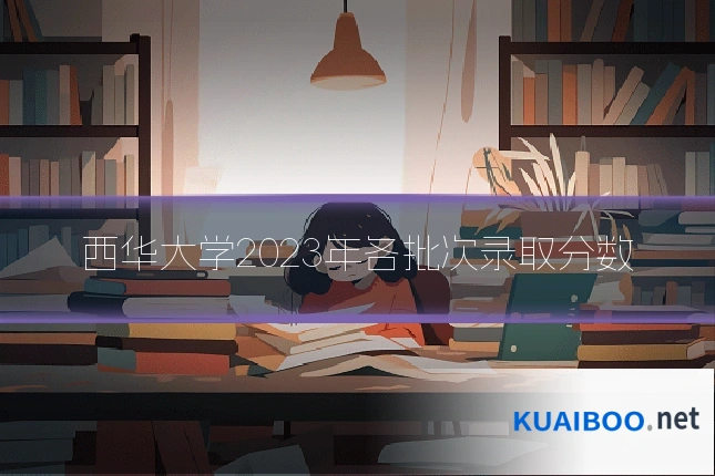 西华大学2023年各批次录取分数