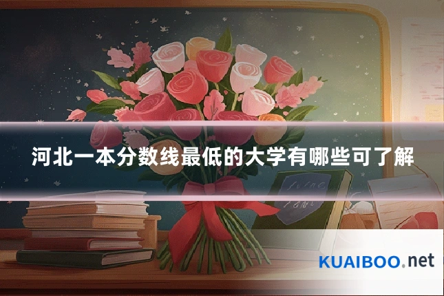 河北一本分数线最低的大学有哪些可了解