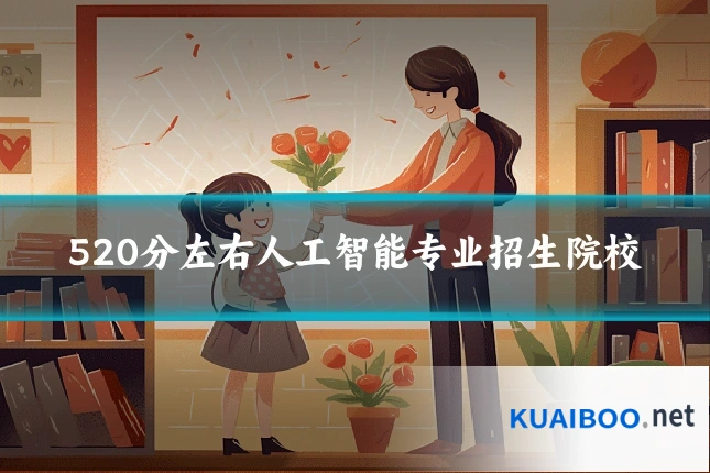 520分左右人工智能专业招生院校