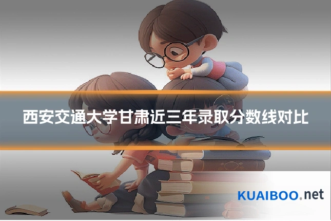 西安交通大学甘肃近三年录取分数线对比