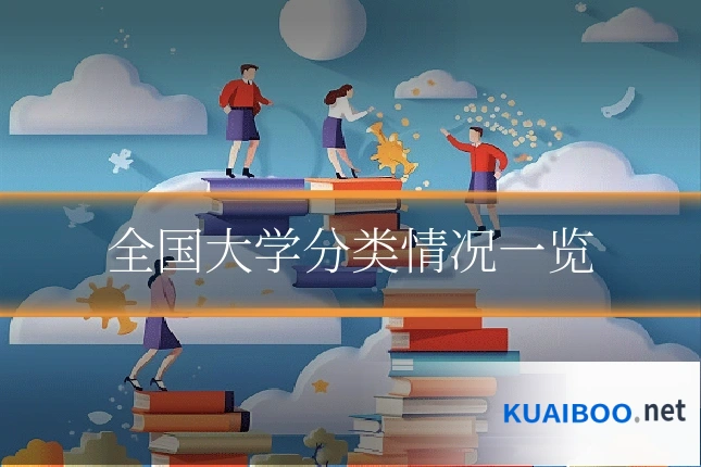 全国大学分类情况一览