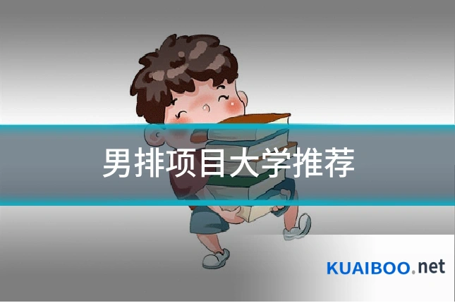 男排项目大学推荐