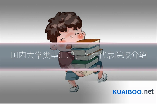 国内大学类型汇总，各类代表院校介绍