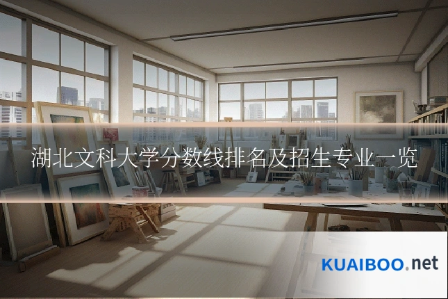 湖北文科大学分数线排名及招生专业一览