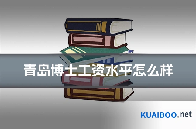 青岛博士工资水平怎么样