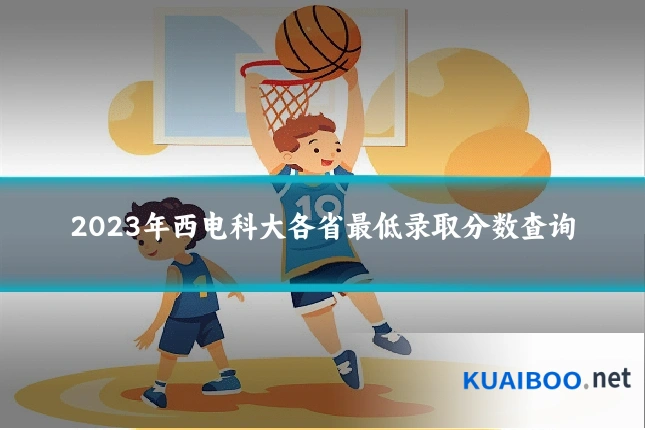 2023年西电科大各省最低录取分数查询