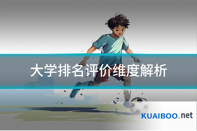 大学排名评价维度解析