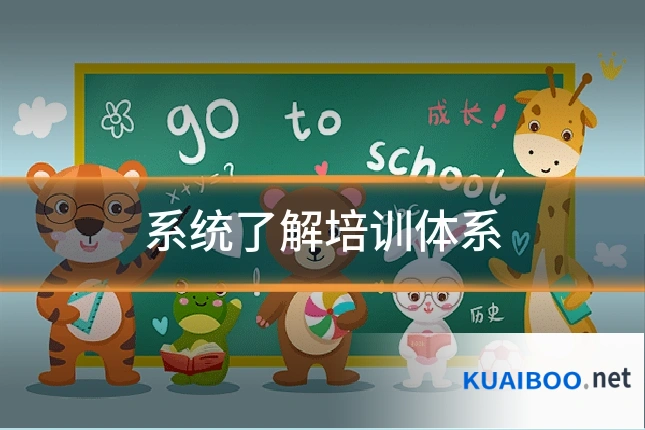 系统了解培训体系