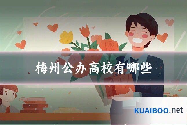 梅州公办高校有哪些
