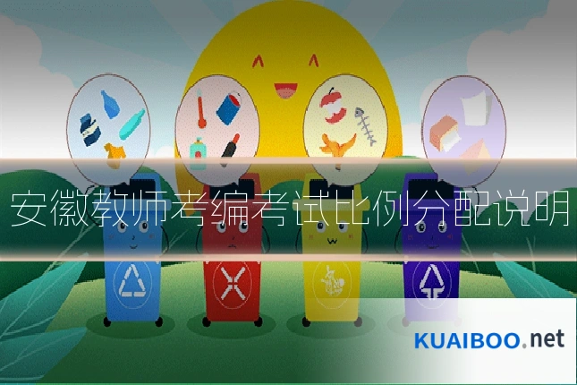 安徽教师考编考试比例分配说明