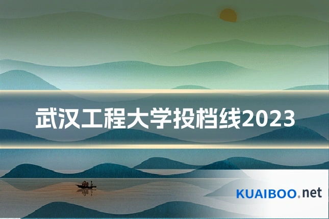 武汉工程大学投档线2023