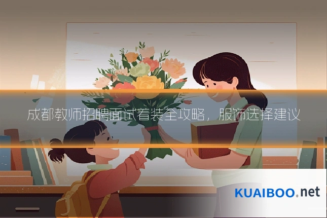 成都教师招聘面试着装全攻略,服饰选择建议