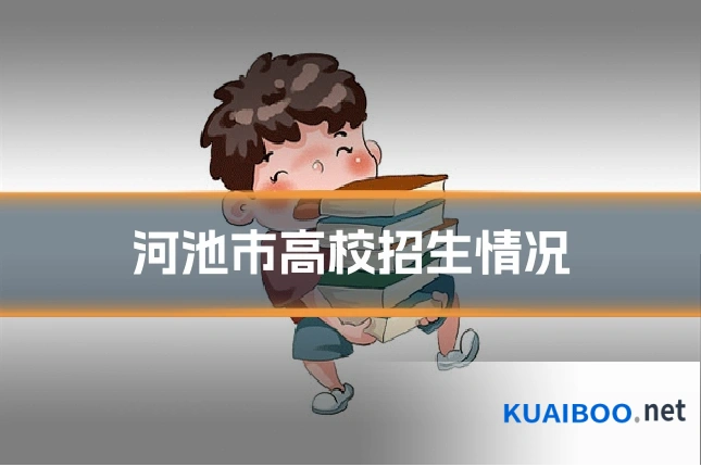 河池市高校招生情况