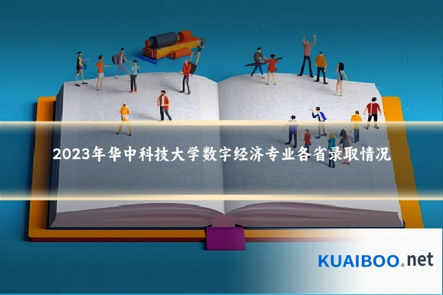 2023年华中科技大学数字经济专业各省录取情况