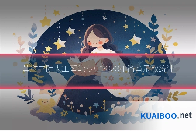 黄淮学院人工智能专业2023年各省录取统计