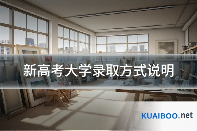 新高考大学录取方式说明