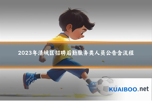 2023年清城区招聘后勤服务类人员公告含流程