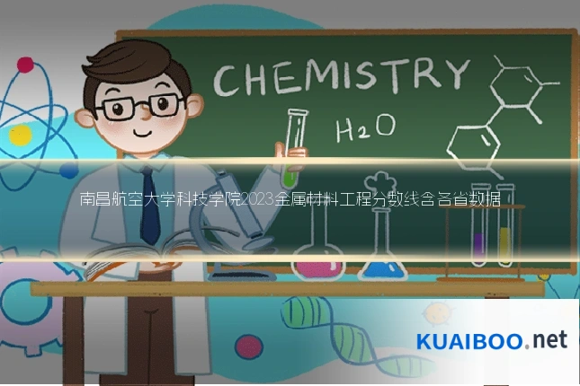 南昌航空大学科技学院2023金属材料工程分数线含各省数据