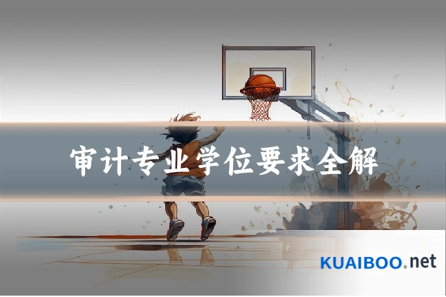 审计专业学位要求全解