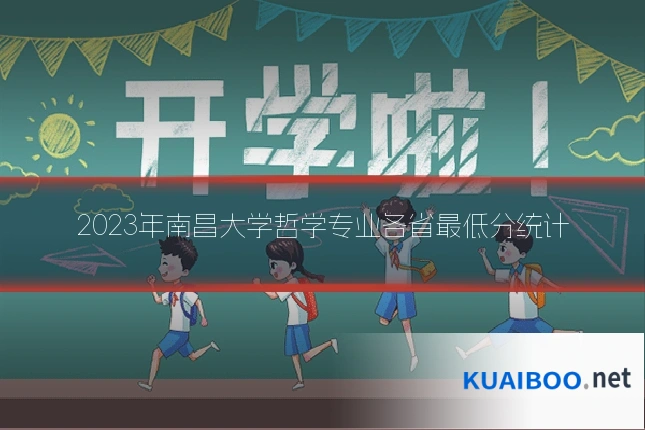 2023年南昌大学哲学专业各省最低分统计