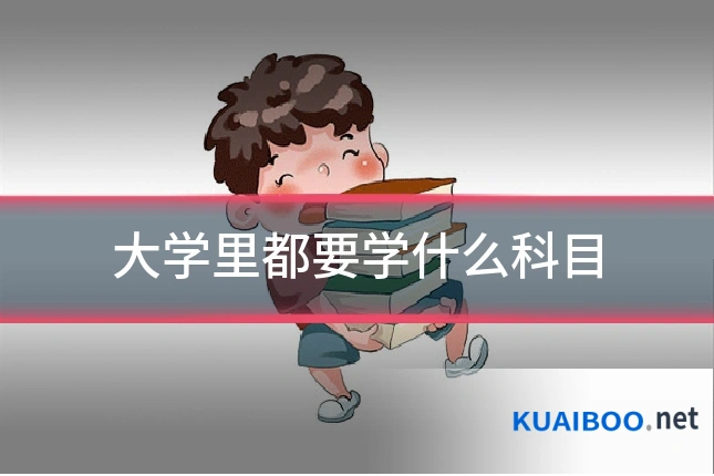 大学里都要学什么科目