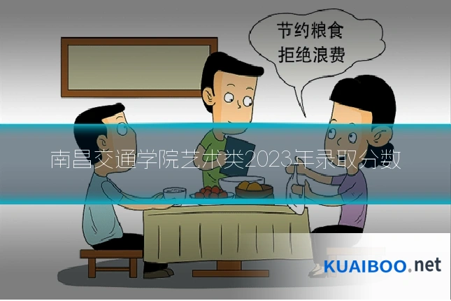 南昌交通学院艺术类2023年录取分数