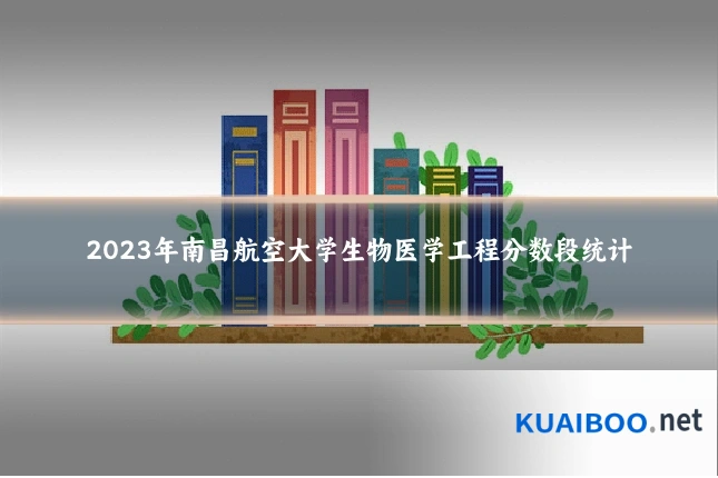 2023年南昌航空大学生物医学工程分数段统计