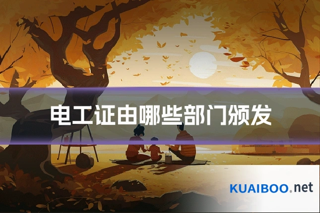电工证由哪些部门颁发
