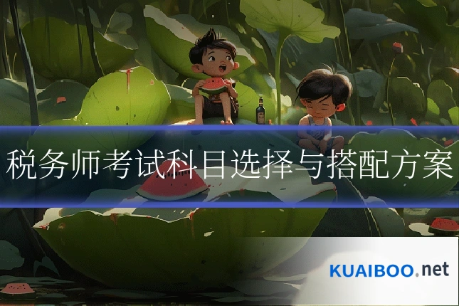 税务师考试科目选择与搭配方案