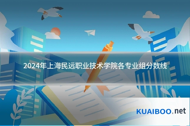 2024年上海民远职业技术学院各专业组分数线