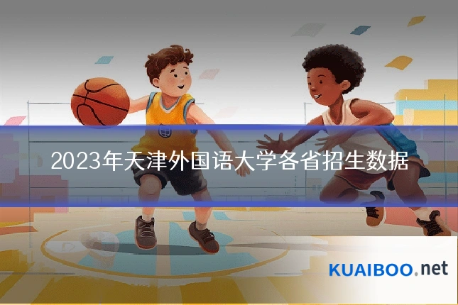 2023年天津外国语大学各省招生数据