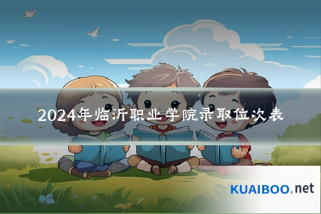 2024年临沂职业学院录取位次表