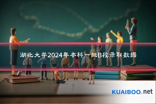 湖北大学2024年本科一批B段录取数据