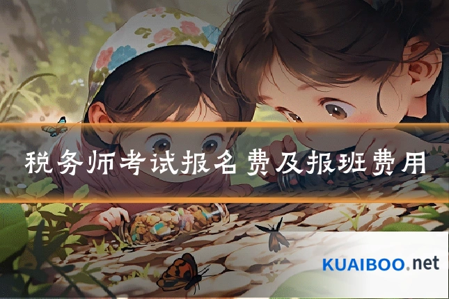 税务师考试报名费及报班费用