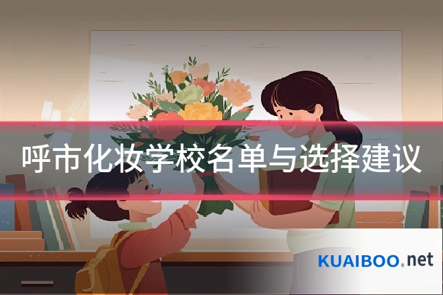 呼市化妆学校名单与选择建议