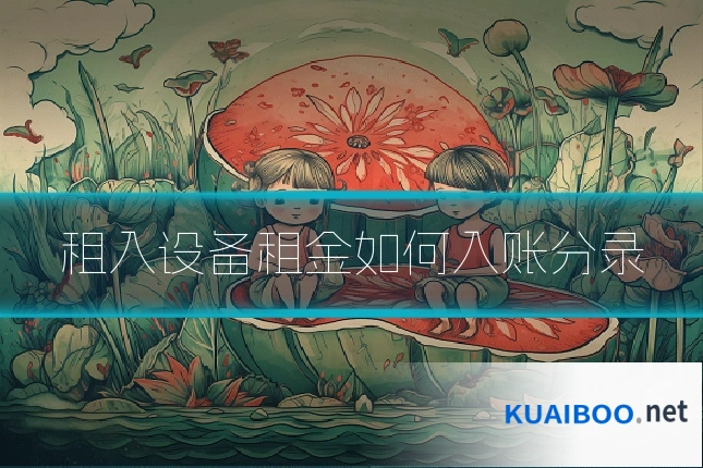 租入设备租金如何入账分录