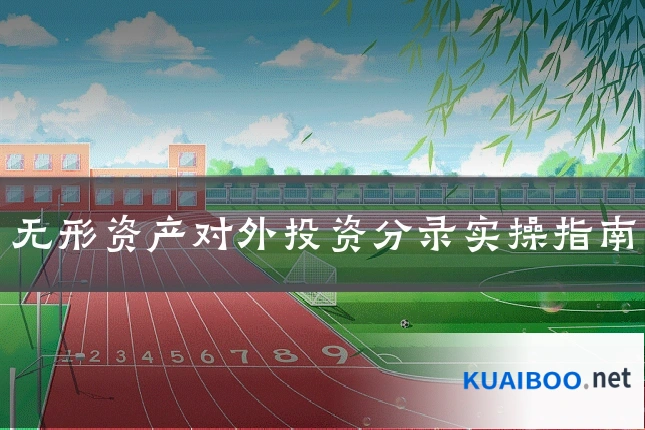 无形资产对外投资分录实操指南