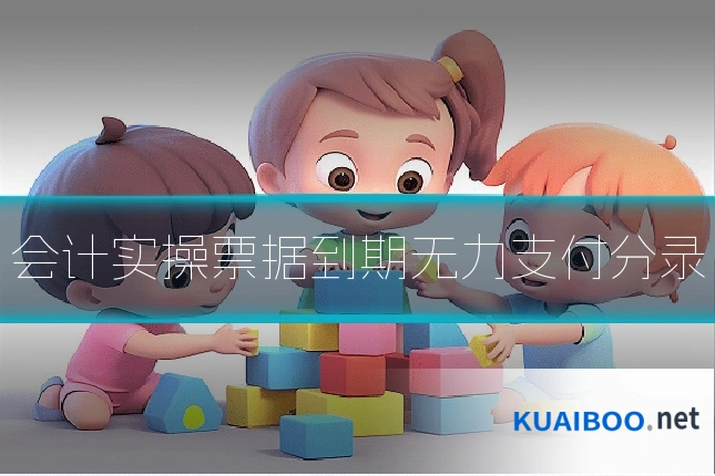 会计实操票据到期无力支付分录