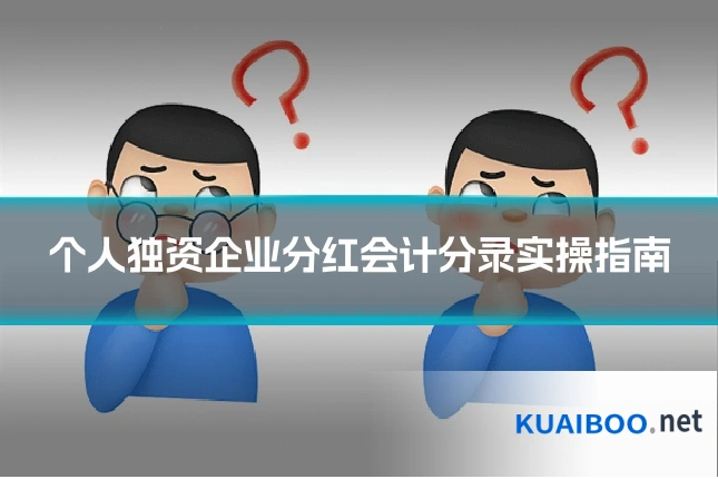 个人独资企业分红会计分录实操指南