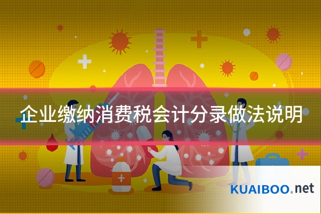 企业缴纳消费税会计分录做法说明