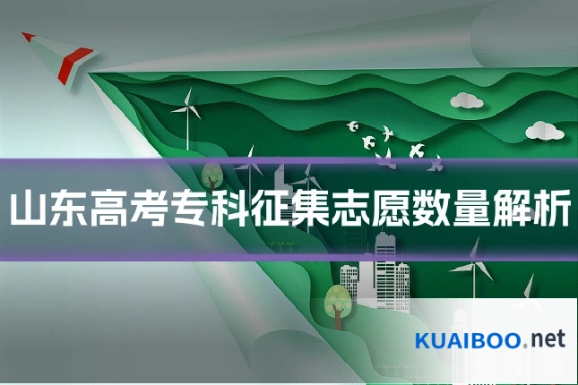 山东高考专科征集志愿数量解析