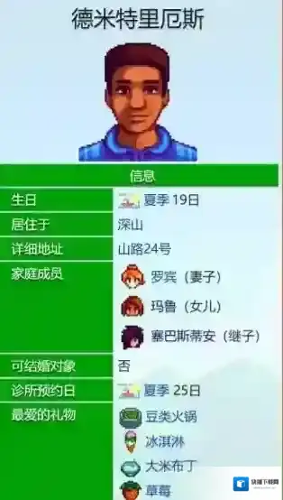 星露谷物语德米特里