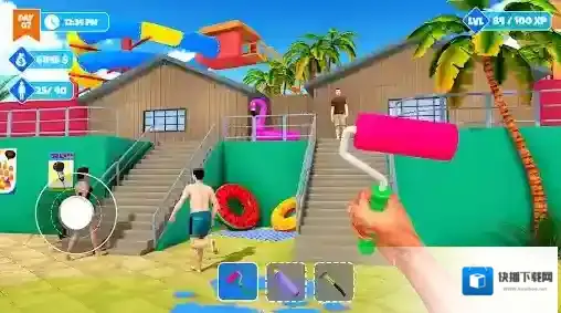 水上乐园模拟器游客