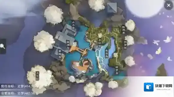 楚留香手游云梦残帖书箱地点 云梦残帖书箱地点坐标