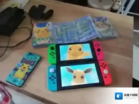 精灵宝可梦LetsGo皮卡丘伊布捕抓