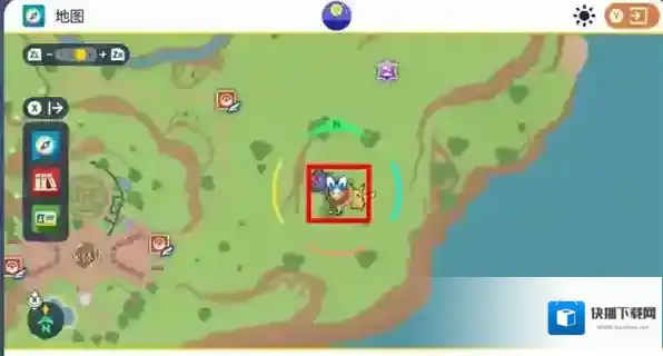 宝可梦朱紫草地上