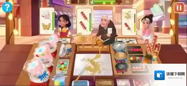 楼下的早餐店客人